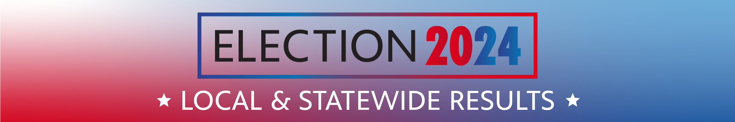 Local and statewide election results for the 2024 election