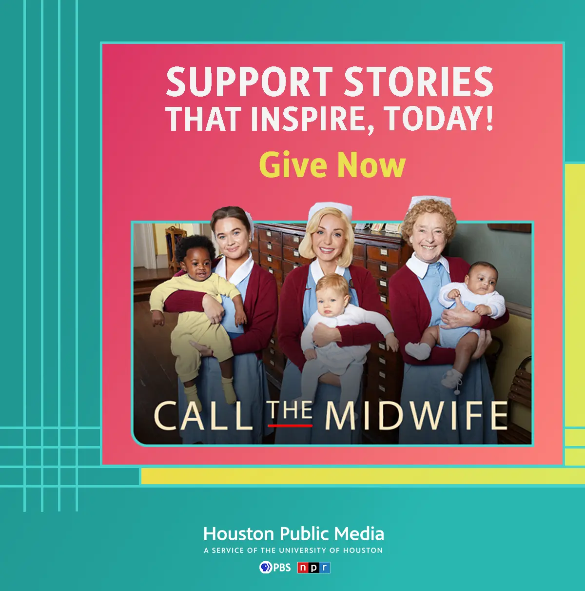 Support stories that inspire, today! Give now