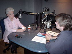 Ann Richards and KUHF's Ed Mayberry