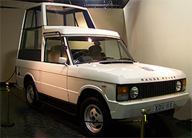 image of Popemobile