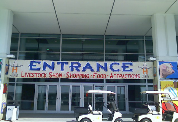 image of rodeo entrance
