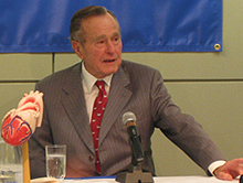 image of former President George H.W. Bush