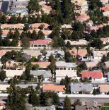 image of neighborhood roof tops