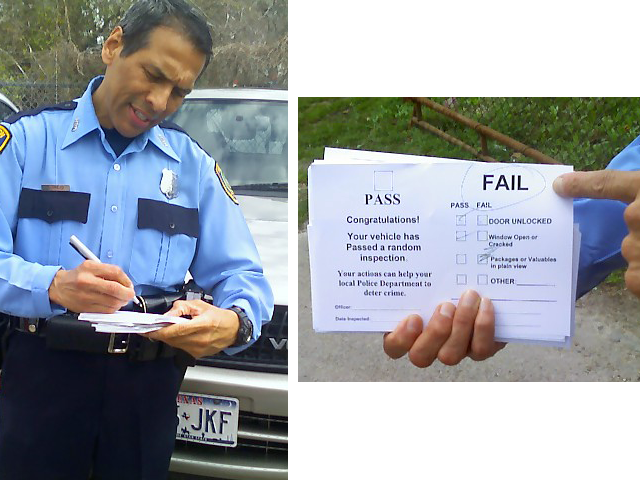  Officer Rick Trejo pass-fail checklist