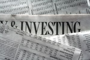 Investment portion of newspaper