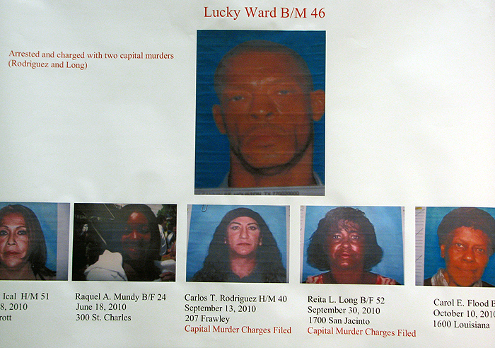Lucky Ward and victims