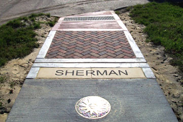 East End Sherman sidewalk