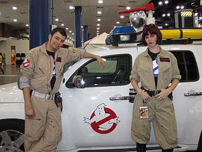 Members of the Houston Ghostbusters