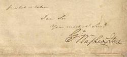 George Washington's Signature