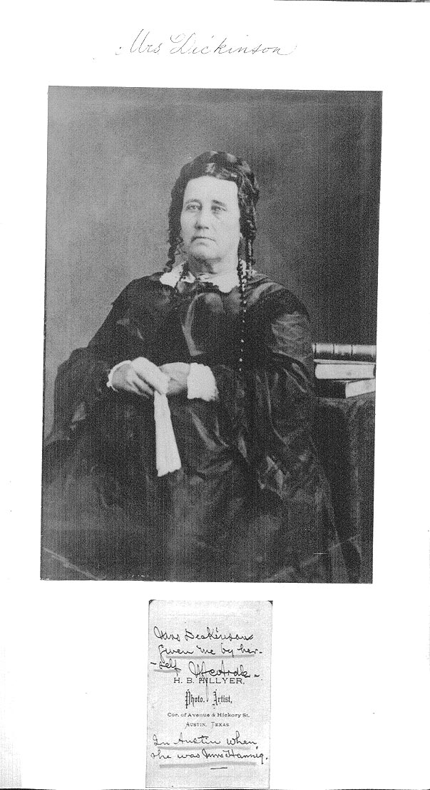 Portrait of Susanna Dickinson