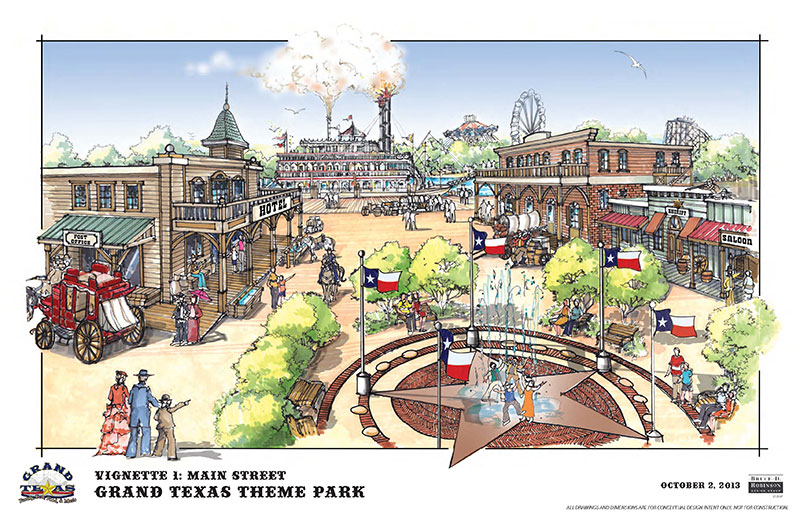 It's been eight years since the AstroWorld amusement park closed. Soon, construction is slated to start on a new theme park 30 miles north of Houston. The new park is going to be quite different from AstroWorld.
