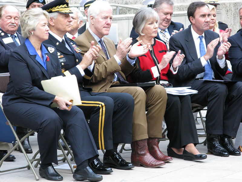 Officials honoring veterans at Houston City 