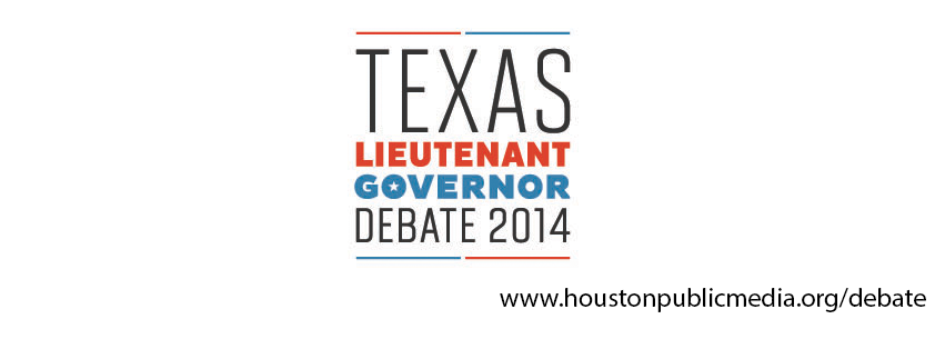 Texas Lt Gov Debate 2014 banner