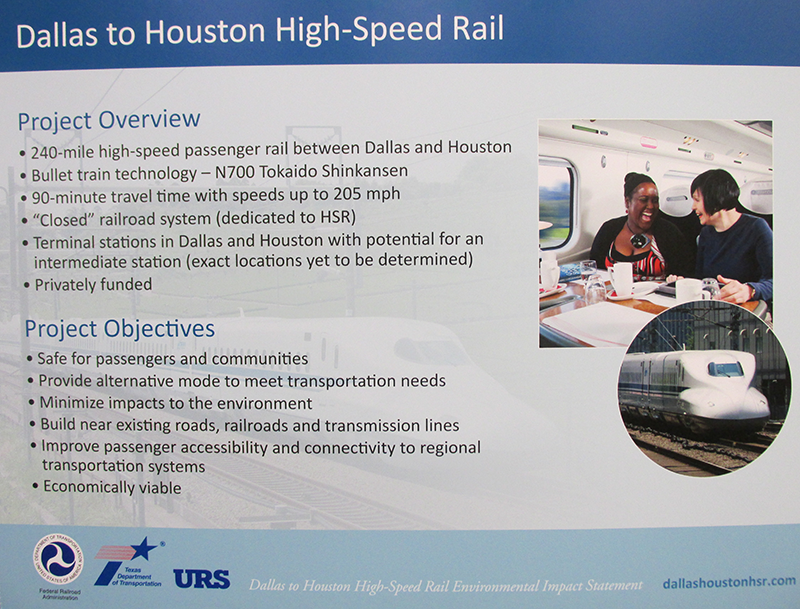 Dallas to Houston High-Speed Rail slide