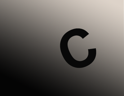 The letter C