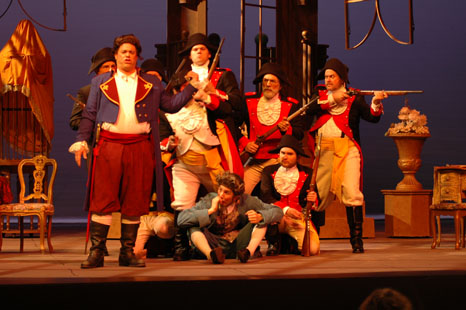 Scene from DuPage Opera Theatre production of The Barber of Seville
