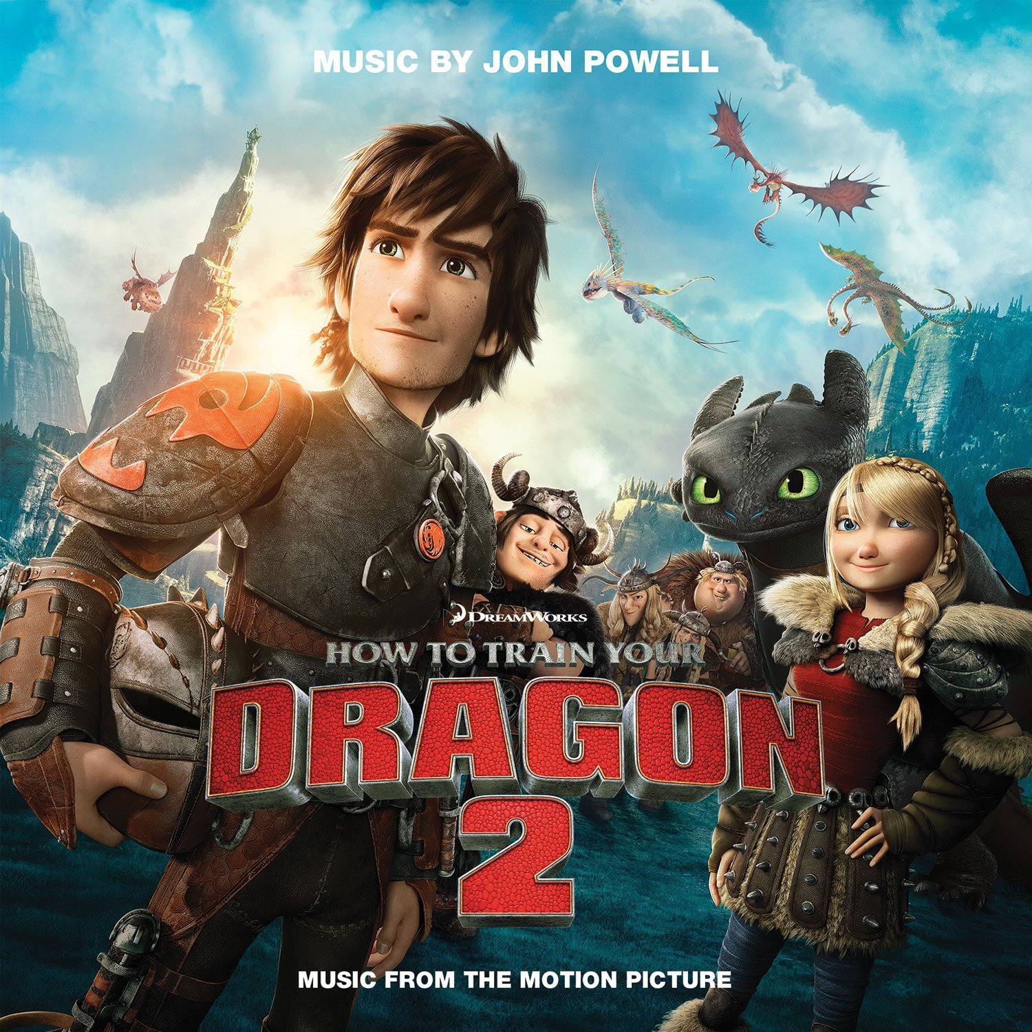 Soundtrack artwork for How to Train Your Dragon 2