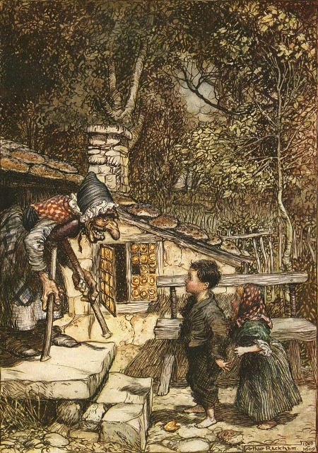 Hansel and Gretel by Arthur Rackham, 1909.