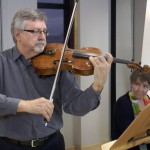 Watch two accomplished musicians skillfully tackle difficult music by composer Frank Bridge.