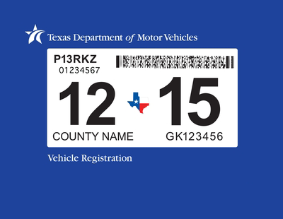 Texas Rolls Out One Sticker System For Car Inspection, Registration ...
