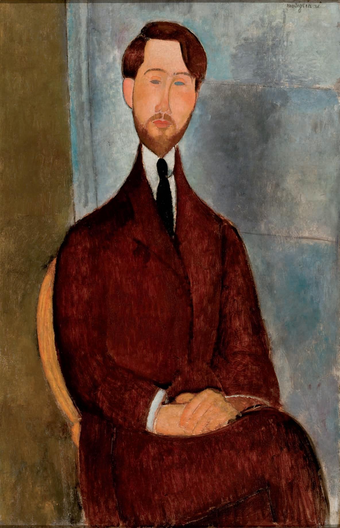 Amedeo Modigliani's Portrait of Leopold Zborowski.