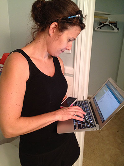 Rebecca Sillitoe on computer