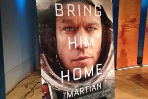 movie poster for "The Martian"