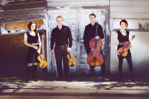 Publicity photo of Apollo Chamber Players, a Houston-based string quartet.