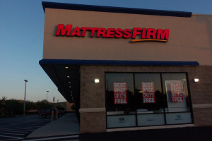 Outside of Mattress Firm store
