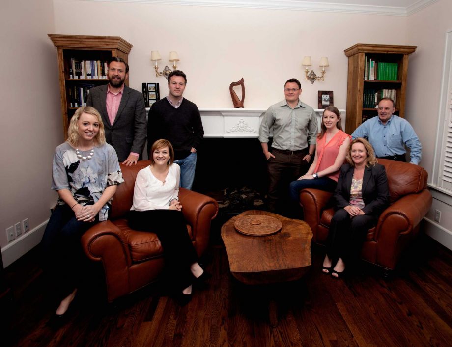 Group photo of members of the Irish Network Houston
