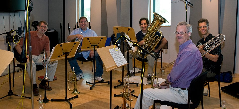 Paragon Brass in the Geary Performance Studio in 2012