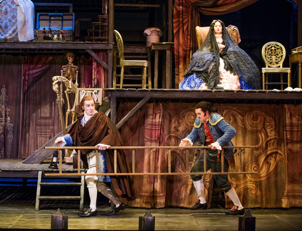A scene from The Barber Of Seville by Opera North @ Grand Theatre, Leeds.