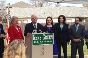 Congressman Gene Green accepts the endorsement of several Texas lawmakers in his bid to be re-elected to represent Texas' 29th Congressional District in the House of Representatives.