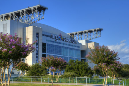 the front of NRG Stadium