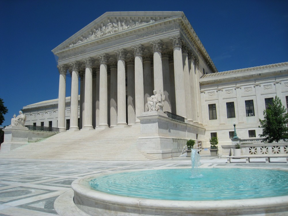Front photo of the Supreme Court building