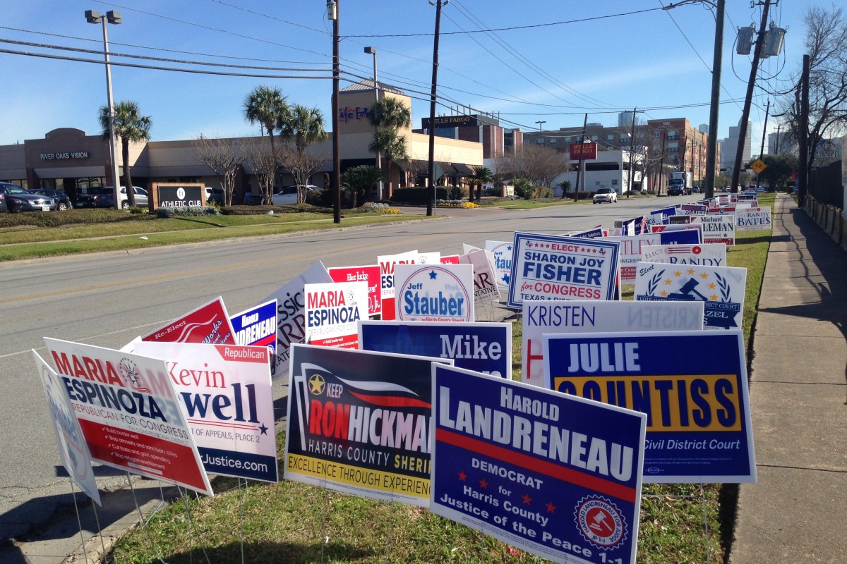 Early Voting For The 2016 Primary Elections Starts In Texas – Houston ...