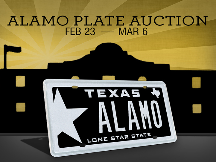 My Plates ALAMO Auction