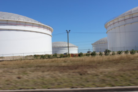 Crude Oil storage tanks
