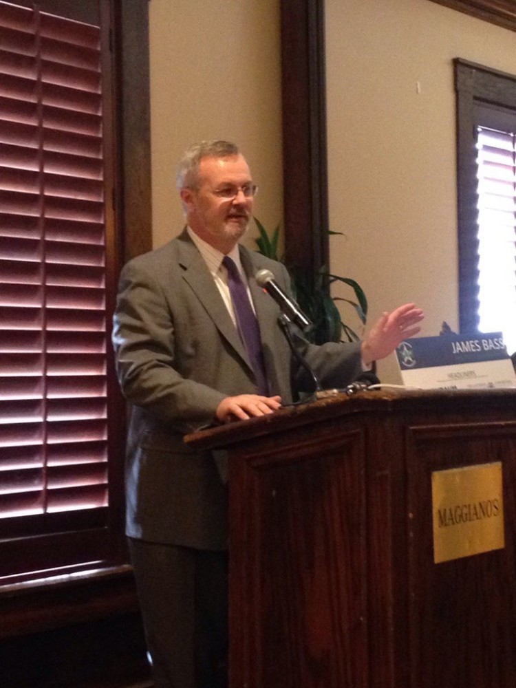 TxDOT Executive Director James Bass discussed congestion relief initiatives before the Transportation Advocacy Group in Houston.