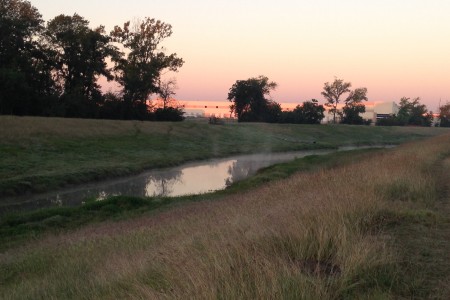 The goal of building the basins is to protect from potential flooding the people who live near Greens Bayou and their properties.
