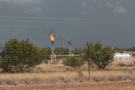 Natural gas flared