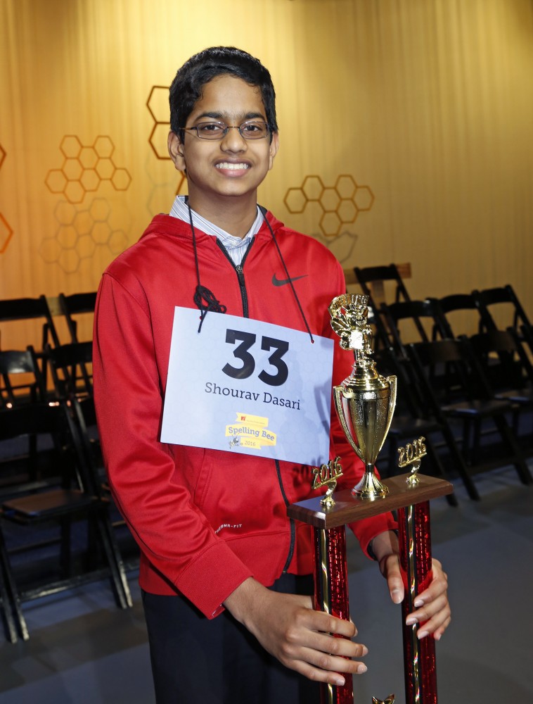 Co-champion speller Shourav Dasari is a Spring resident and seventh grader at McCullough Jr. High in Conroe ISD.