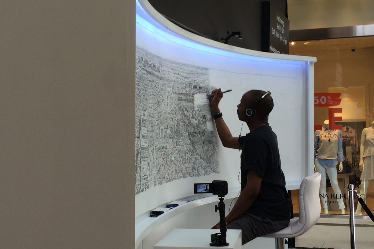 Stephen Wiltshire side view