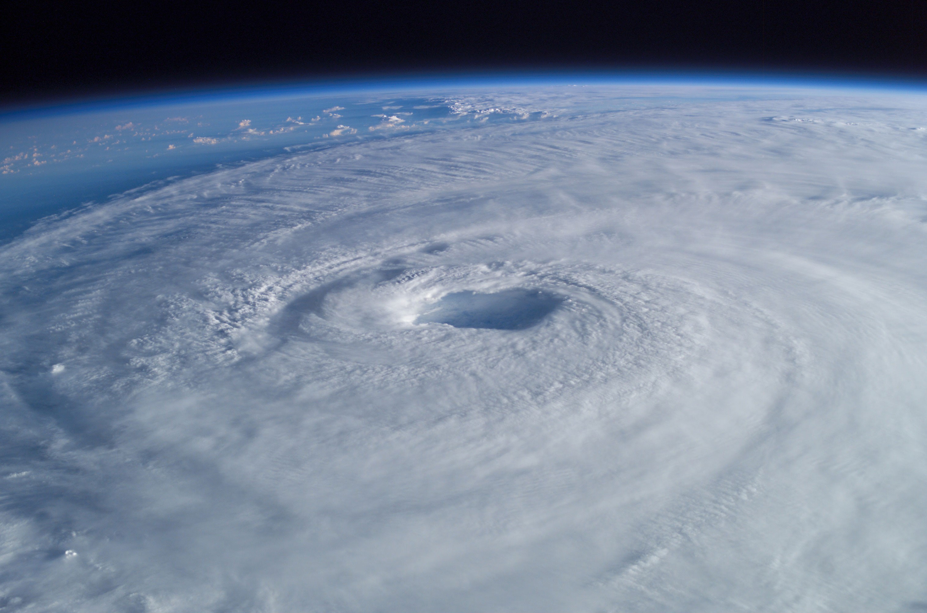 Hurricane Isabel taken from the International Space Station