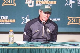 Baylor University football head coach Art Briles speaks at a press conference