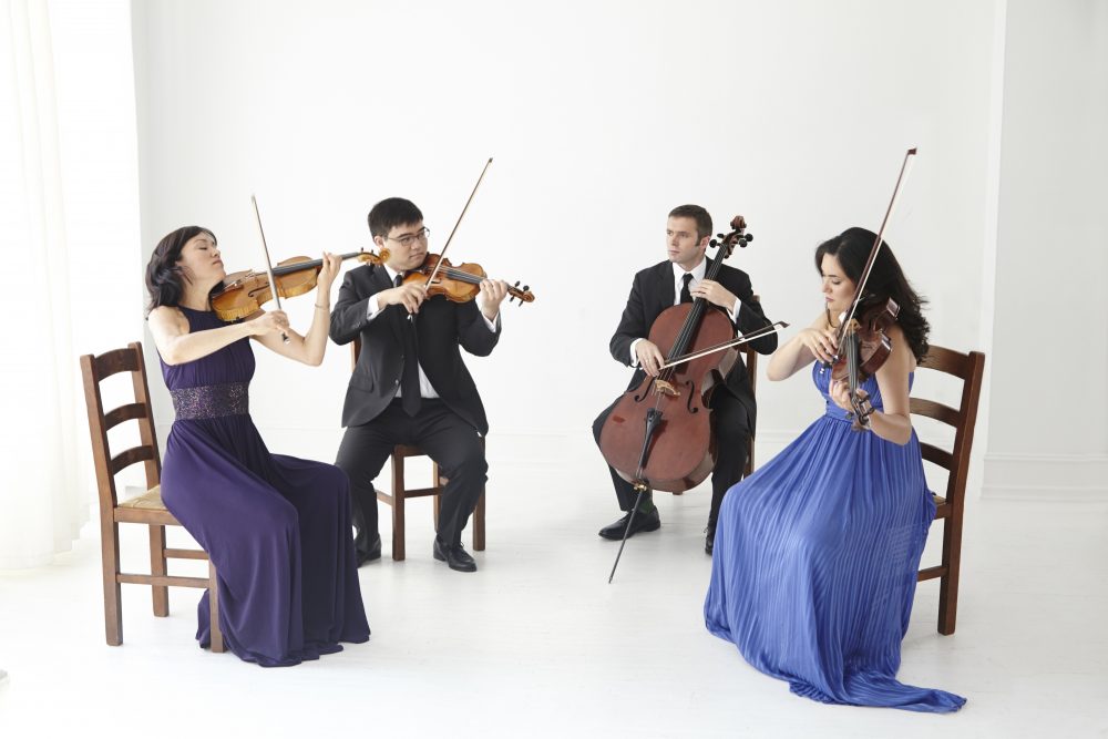 The Enso String Quartet is Maureen Nelson (violin), Ken Hamao (violin), Richard Belcher (cello), and Melissa Reardon (viola).