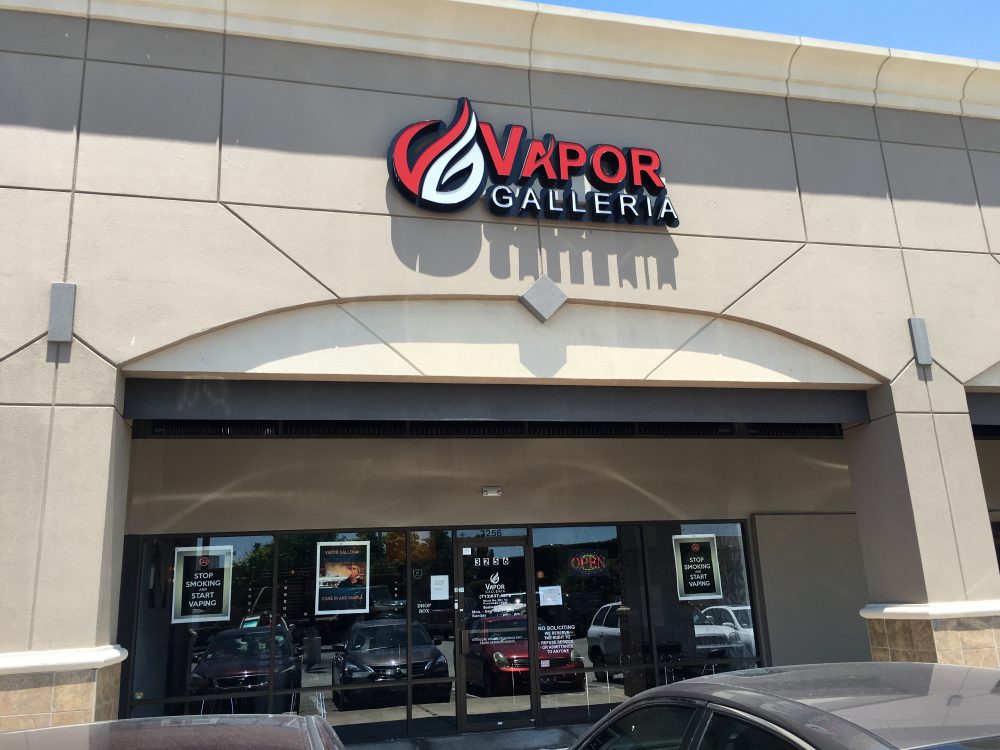 Vapor Galleria near NRG Stadium  is one of dozens of "vape shops" that have opened in Houston in recent years. 
