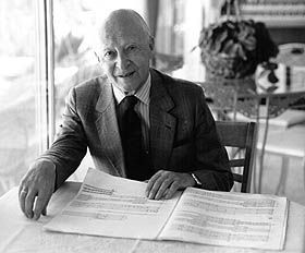 Witold Lutoslawski in 1993