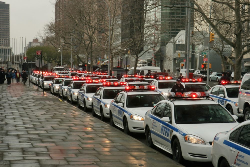 NYPD police assets mobilize for HS/DNDO Securing the Cities full-scale exercise, Tuesday April 5.