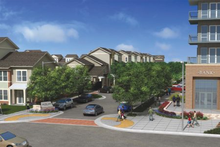 This rendering shows The Village at Palm Center, one of the projects the City of Houston’s Housing and Community Development Department is involved in and that entails units restricted at affordable rents.